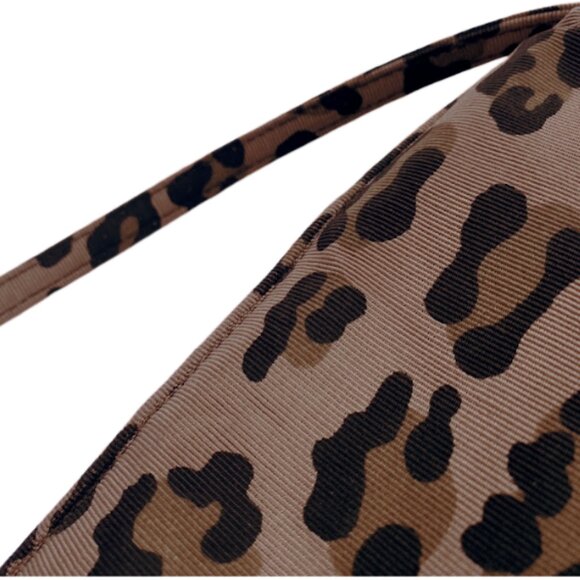 Perfect Little Vintage Cheetah Print Zenith Crossbody Bag from the 80s or 90s - Picture 6 of 12